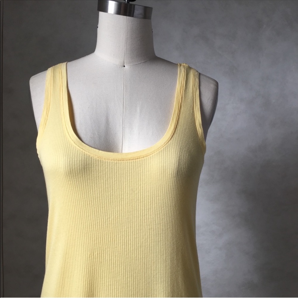 🇺🇸 MICHAEL STARS RIB SCOOP TANK TOP e470,472-6 - Picture 2 of 8